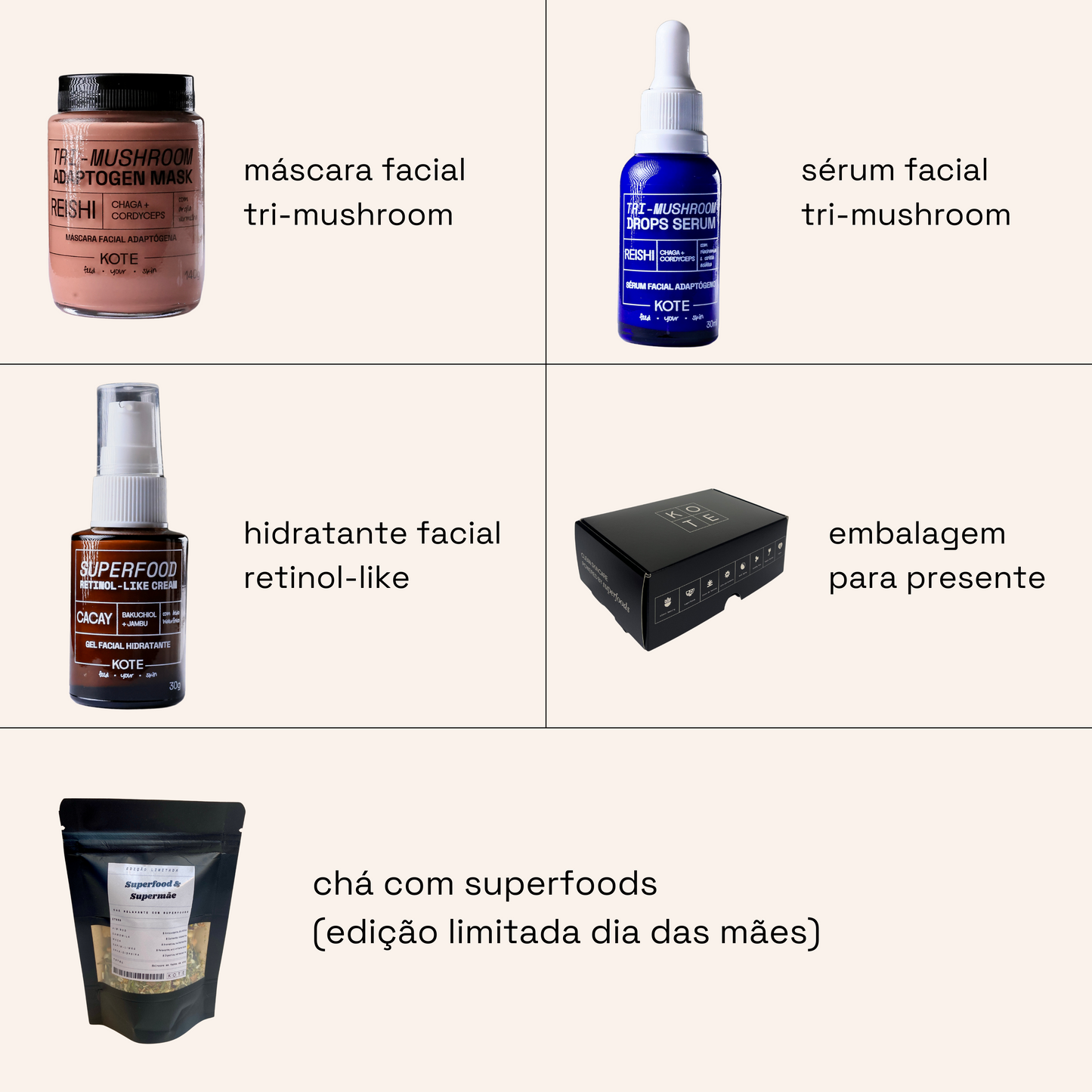 KIT GLOW DE MÃE